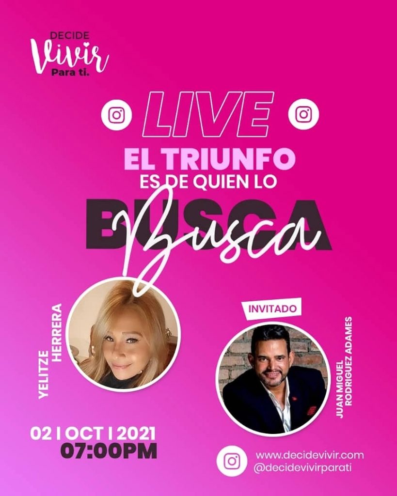 Live el triunfo es de quien lo busca